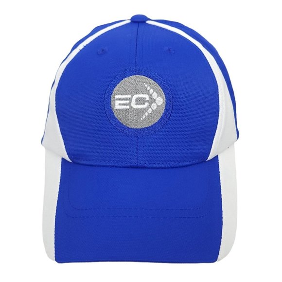 Sport Tek Endurance Corner Strapback Cap Racing Runner Hat Port Authority Blue - Picture 1 of 10